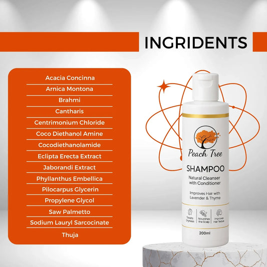 Shampoo Natural Hair Cleanser & Conditioner